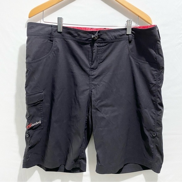 Cloudveil athletic Gorpcore hiking grey/ pink accent shorts women’s 2XL - Picture 2 of 14